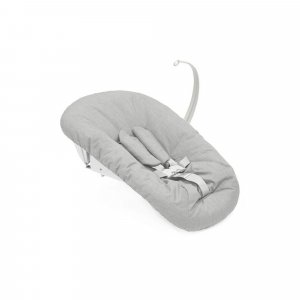 Pack chaise haute tripp trapp hêtre lemon yellow + newborn set gris Stokke