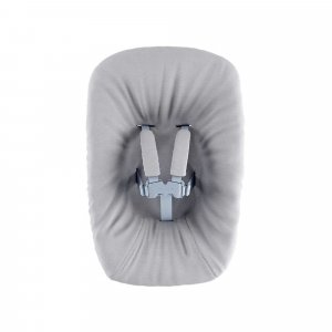 Pack chaise haute tripp trapp hêtre vanilla white + newborn set gris Stokke