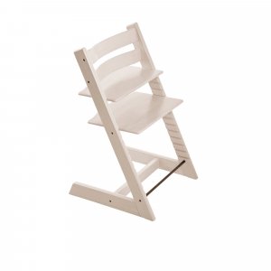 Pack chaise haute tripp trapp blanchi et son baby set Stokke