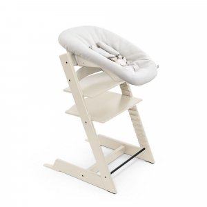 Pack chaise haute tripp trapp avec son newborn set et son baby set vanilla white Stokke