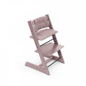 Pack chaise haute tripp trapp hêtre mauve + newborn set Stokke