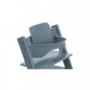 Pack chaise haute tripp trapp + baby set + tablette fjord blue Stokke