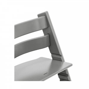 Pack chaise haute tripp trapp avec son baby set et sa tablette gris tempête Stokke