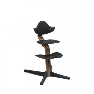 Chaise haute nomi walnut black Stokke