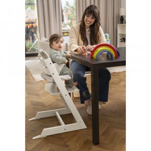 Chaise haute bébé évolutive tripp trapp blanc Stokke