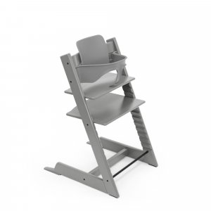 Chaise haute bébé évolutive tripp trapp gris tempête Stokke