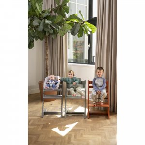 Chaise haute bébé évolutive tripp trapp gris tempête Stokke