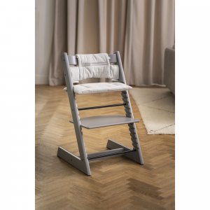 Chaise haute bébé évolutive tripp trapp gris tempête Stokke