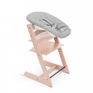 Chaise haute bébé évolutive tripp trapp rose poudré Stokke