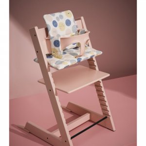 Chaise haute bébé évolutive tripp trapp rose poudré Stokke