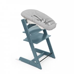 Chaise haute bébé évolutive tripp trapp fjord blue Stokke