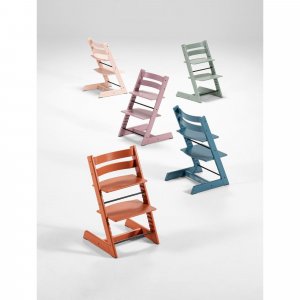 Chaise haute tripp trapp heather mauve Stokke