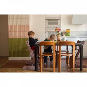 Chaise haute tripp trapp heather mauve Stokke