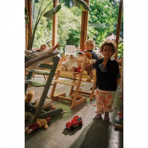 Chaise haute tripp trapp vanilla white Stokke