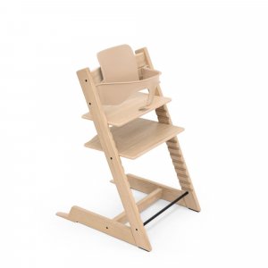 Chaise haute bébé évolutive tripp trapp chêne naturel Stokke