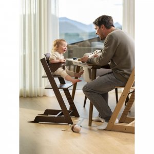Chaise haute tripp trapp chêne warm brown Stokke