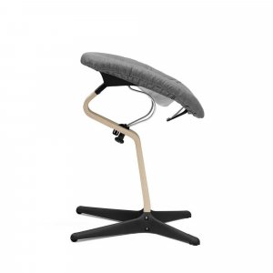 Newborn set pour chaise haute nomi - black grey sand Stokke