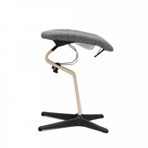 Newborn set pour chaise haute nomi - black grey sand Stokke
