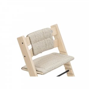 Coussin pour chaise haute tripp trapp beige boisé Stokke