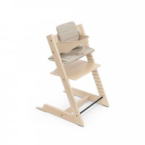 Coussin pour chaise haute tripp trapp beige boisé Stokke