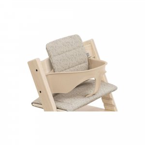 Coussin pour chaise haute tripp trapp beige boisé Stokke