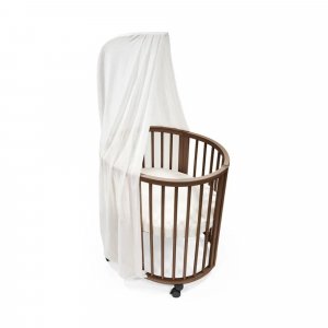 Chambre duo berceau sleepi + commode sleepi + matelas - warm brown Stokke