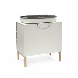 Chambre duo berceau sleepi + commode sleepi + matelas - warm brown Stokke