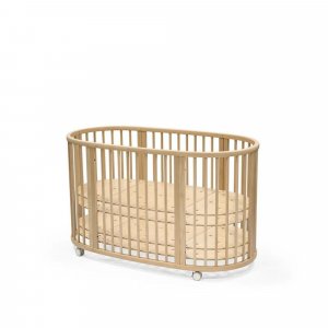 Chambre duo lit sleepi natural + commode sleepi natural Stokke