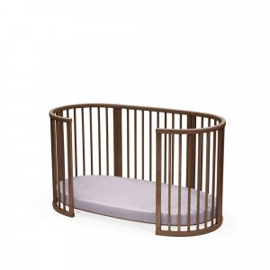 Chambre duo lit sleepi + commode sleepi + matelas - warm brown Stokke