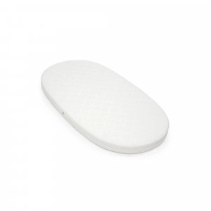 Chambre duo lit sleepi + commode sleepi + matelas - white Stokke