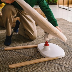 Transat balancelle yoga light sand Stokke