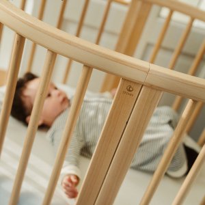 Lit en bois sleepi white Stokke