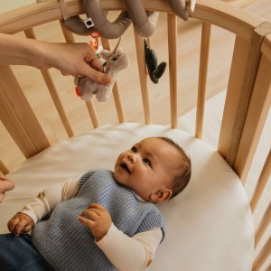 Lit en bois sleepi white Stokke
