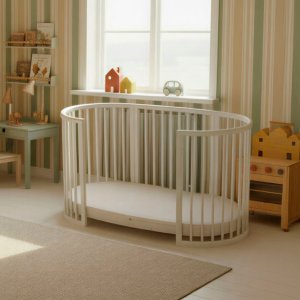 Lit en bois sleepi warm brown Stokke