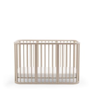 Lit en bois évolutif nighti vanilla white Stokke