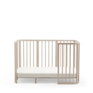 Lit en bois évolutif nighti vanilla white Stokke