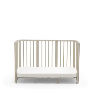 Lit en bois évolutif nighti vanilla white Stokke