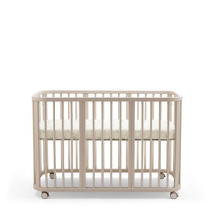 Lit en bois évolutif nighti vanilla white Stokke