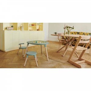 Table de jeu pour enfants mutable 2 gris tempête Stokke