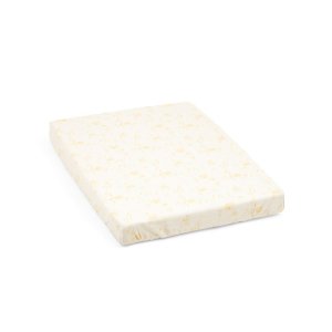 Drap housse berceau nighti 60x80 cm sunset yellow map Stokke