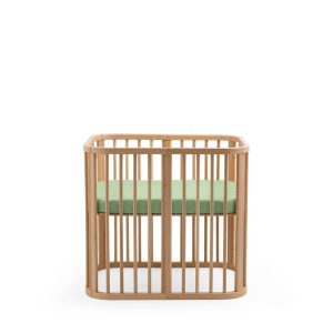 Drap housse berceau nighti 60x80 cm sage green Stokke
