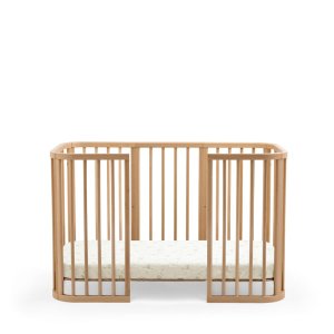 Drap housse lit nighti 60x120 cm sage green map Stokke