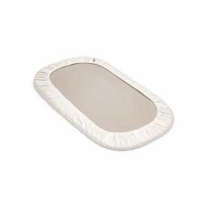 Lot de 2 draps housses pour matelas berceau snoozi Stokke