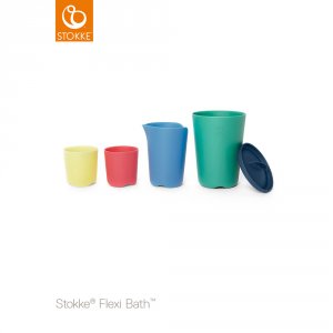 Jouets de bain bébé tasses flexibath