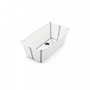 Pack baignoire flexi bath blanche + support à pieds Stokke