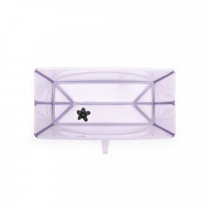Pack baignoire flexi bath lavande + support à pieds Stokke