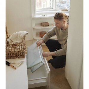 Pack baignoire flexi bath verte + support à pieds Stokke