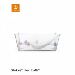 Baignoire flexi bath verte + transat de bain Stokke