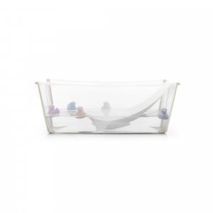 Baignoire flexi bath sandy beige + transat de bain Stokke