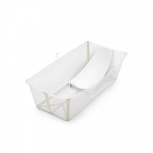 Baignoire flexi bath xl sandy beige + transat de bain Stokke